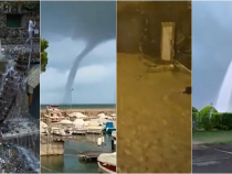 Vreme extremă în Italia şi Franţa Tornade și furtuni cu grindină. Ploile violente și vântul puternic au măturat zeci de case