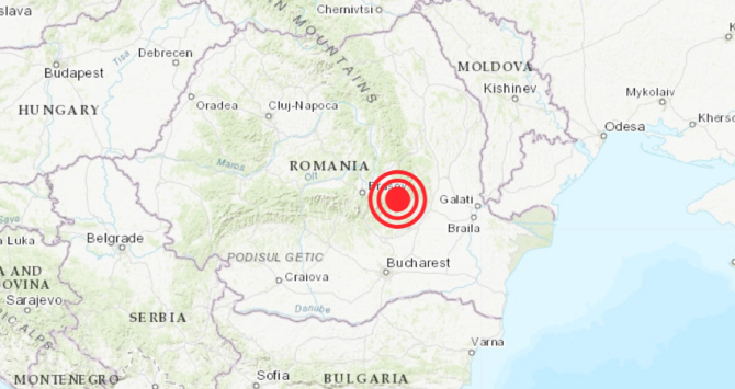 Cutremur cu magnitudinea 4,2 în România, marţi dimineaţa