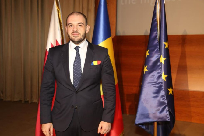 Diplomatul român Cristian Tudor, numit şef al Delegaţiei Uniunii Europene în Qatar. Sursa foto - facebook/ Cristian Tudor