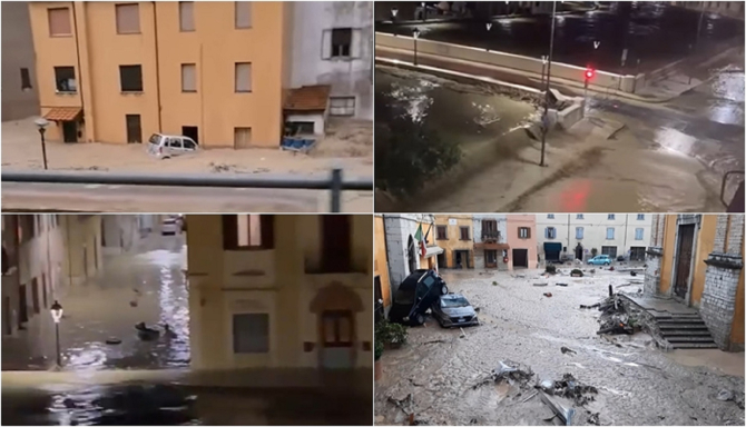 „Este apocaliptic!” Prăpăd după „bombele cu apă” din centrul Italiei: 8 morți și mai mulți dispăruți. Pompierii caută supraviețuitori - VIDEO