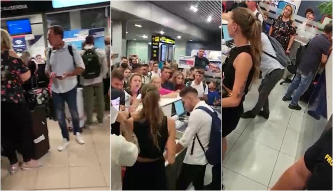 Scandal uriaș pe Aeroportul Otopeni, după ce mai multe zboruri spre Italia au fost anulate: Polițiștii de frontieră i-au evacuat pe români