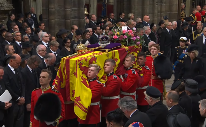 Slujba de înmormântare a Reginei Elisabeta a II-a - VIDEO