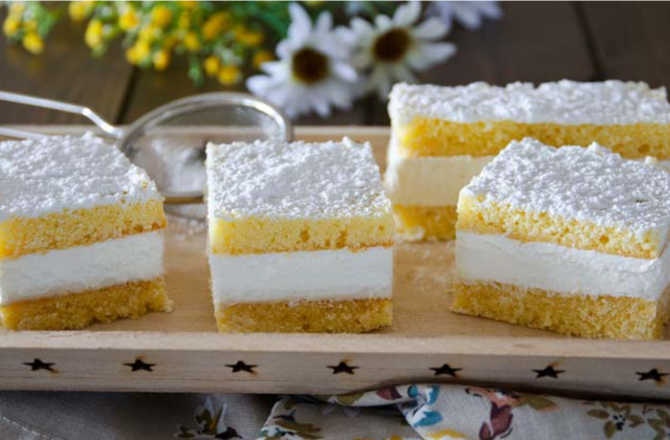 Prăjitură Kinder Paradiso - cum să faci acasă celebra prăjitură cu cremă de lapte