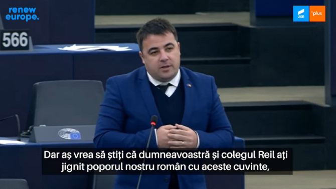 Vlad Botoș, replică dură în germană pentru eurodeputatul care a comparat România cu Vestul Sălbatic