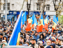 Protest cu mii de oameni la Chișinău. Manifestanții au blocat străzile. FOTO: captură Facebook @Partidul ȘOR