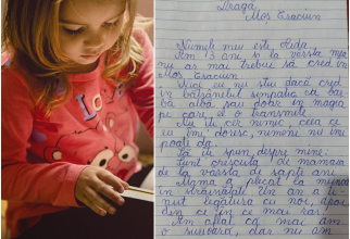 Scrisoare sfâșietoare către Moș Crăciun a fetiței crescută de bunică, cu mama plecată în străinătate: "Fă-o pe mama să sune, măcar atât!"