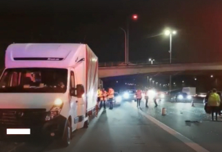 Un șofer beat a intrat într-o dubă cu români, în Belgia. Bărbatul agresiv, încătușat de polițiști