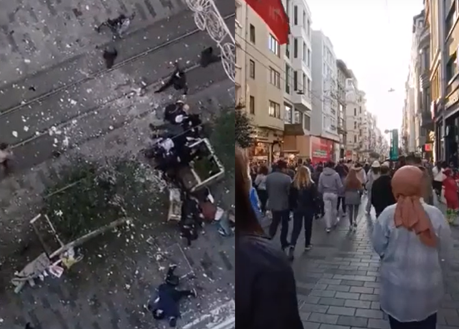 Istanbul. O explozie lovește Piața Taksim. Ministrul de Externe anunță peste 17 persoane rănite / Foto: Captură video youtube