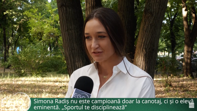 Simona Radiş a primit titlul de "Sportivul anului" în canotajul românesc / Foto: Captură video youtube