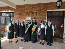 Maica Marcela Runcan a vizitat comunitățile surorilor baziliene din Argentina și s-a rugat pentru pace în lume / Foto: Facebook