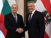 Președintele bulgar Rumen Radev și cancelarul austriac Karl Nehammer