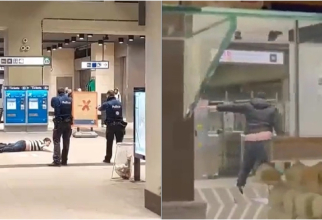 Belgia. Un individ a atacat la întâmplare călători într-o staţie de metrou din Bruxelles: Mai multe victime - VIDEO