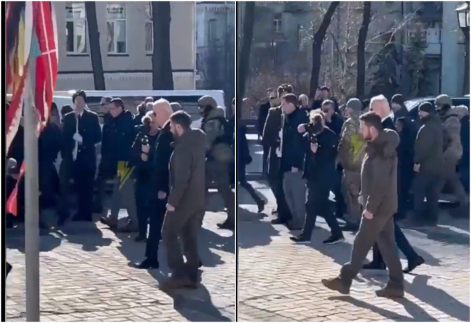 Joe Biden efectuează o vizită surpriză la Kiev