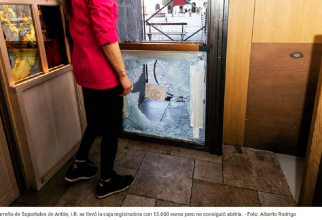 Spania. Un român a semănat teamă în rândul micilor afaceriști: A distrus mai mult decât a furat. FOTO: captură diariodeburgos.es