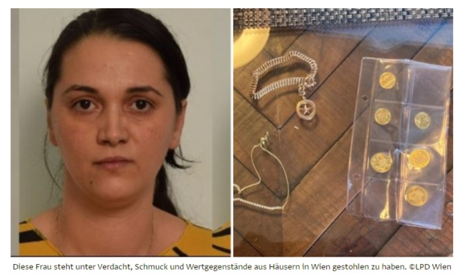 Poliția din Austria: „Dacă ați angajat-o pe această româncă, contactați-ne!”. Menajeră, suspectată că ar fi furat din mai multe case din Viena