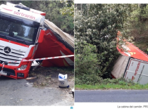 Șofer român de TIR, „păcălit” de GPS, în Spania: A rămas blocat și a cerut ajutorul - FOTO
