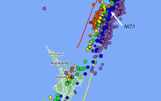 Noua Zeelandă înregistrează un cutremur uriaș de 7,3 grade, iar locuitorilor li se spune să "se mute imediat / Foto: Captură video youtube