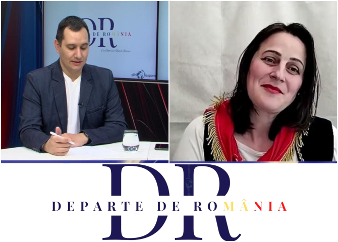 Nicoleta Ciobotar, o româncă stabilită în Creta, invitată la emisiunea Departe de România