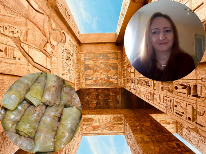 O româncă stabilită în Egipt spune că prima mâncare pe care a gătit-o au fost sarmale (Foto: colaj Youtube/Unsplash)