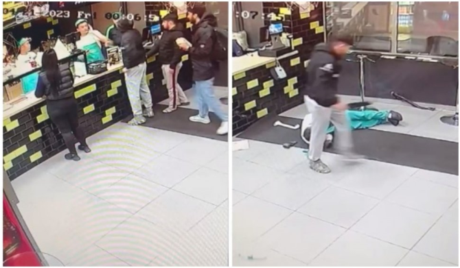 Un client nemulțumit a înjunghiat angajatul unui fast-food din București. Agresorul este căutat de poliție / Foto: Captură video youtube