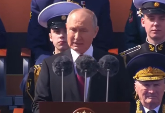 Vladimir Putin declară că Occidentul orchestrează un război împotriva Rusiei şi i-a îndemnat pe ruşi la „victorie”