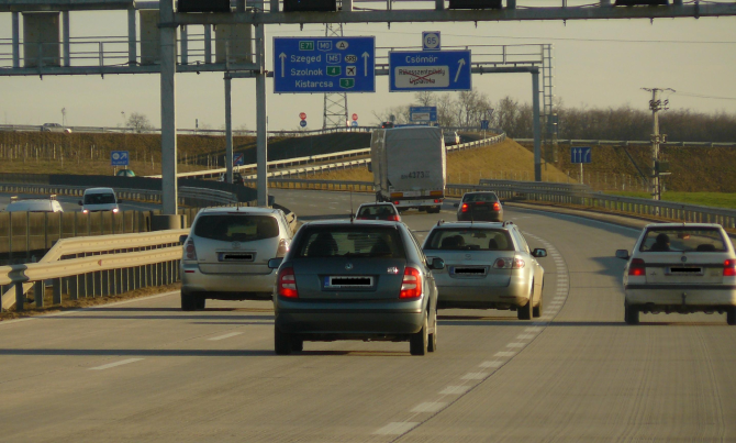 Autostrada M0, centura orașului Budapesta (Sursa: Wikipedia)