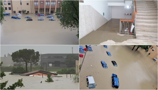 Imaginile potopului din Italia. Opt oameni au murit, 5.000 de locuitori, evacuați „A fost probabil cea mai grea noapte din istorie” (FOTO+VIDEO)