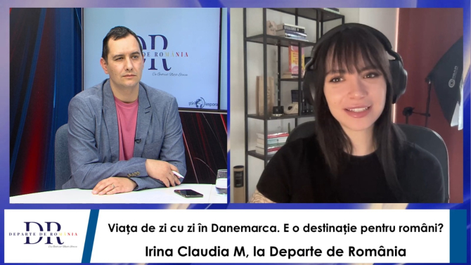 Irina Claudia, invitata zilei la emisiunea Departe de România (Sursa foto: captură Youtube)
