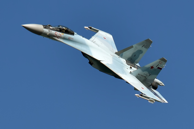 Avion de vânătoare Suhoi Su-35, în dotarea Forțelor Armate Ruse