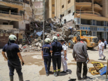 O clădire de 13 etaje s-a prăbușit în Egipt. Salvatorii caută supraviețuitori 