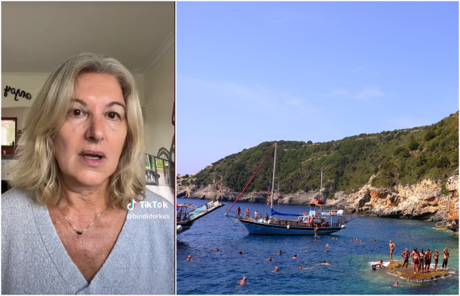 Femeia a oprit comentariile la clipul în care spune ce nu i-a plăcut în Corfu 