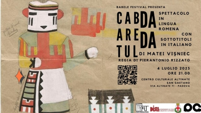 Spectacol inedit în limba română în Italia: Cabaretul Dada de Matei Vișniec cucerește scena San Gaetano / Foto: Facebook