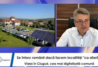 Gheorghe Dămian, primarul localității Ciugud - invitatul zilei la Departe de România (Sursa foto: captură Youtube)
