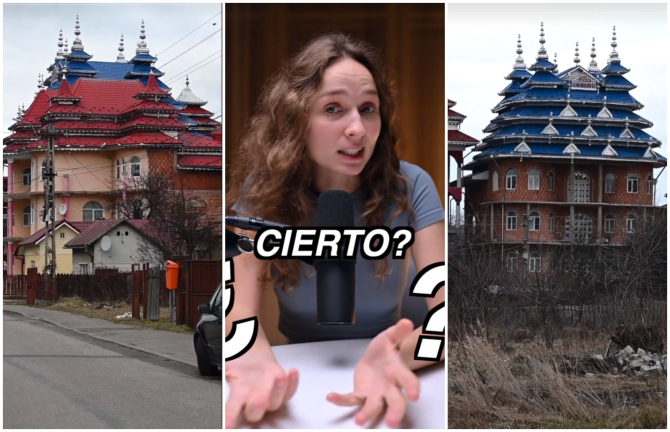 Casele romilor din România, subiect de discuție pe TikTok (Sursa foto: captură video)