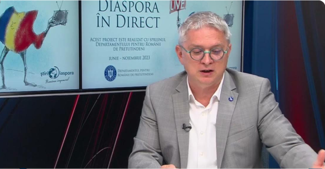 Radu Mihail, senator USR de Diaspora, invitatul zilei la emisiunea "Diaspora în Direct" 
