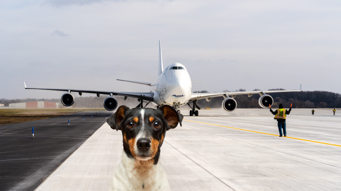 Un câine a împiedicat aterizarea unui avion din cauză că nu a putut nimeni să-l prindă de pe pistă. „Mi-am spus o mică rugăciune” / Foto: Unsplash