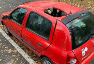 Mașină lovită și accidentată în Franța de un meteorit. Concluzia specialiștilor - Puțin probabil!