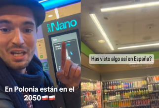 Un TikToker spaniol uimit de supermarketurile din Polonia - Parcă ai ajuns în anul 2050 
