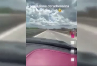 Un șofer s-a lăudat pe rețelele de socializare cum circulă cu 270 de kilometri pe oră pe autostradî