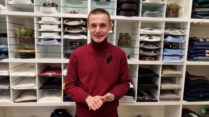 Secretul unui tânăr român care conduce o afacere de lux în Italia: „Le ofer o experiență inedită celor care intră în magazin” / Foto: Captură video youtube