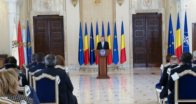 Klaus Iohannis, cu prilejul întâlnirii anuale cu șefii misiunilor diplomatice acreditați în România - Palatul Cotroceni