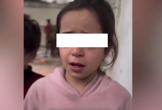 O fetiță din Gaza emoționează o lume întreagă: Mi-e dor de o felie de pâine / Foto: Captura Youtube