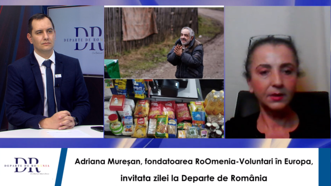Adriana Mureșan, fondatoarea Voluntari în Europa, invitată la emisiunea Departe de România