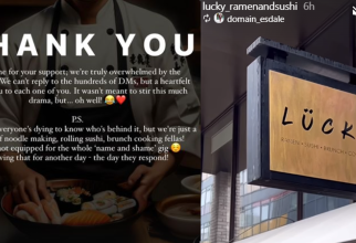 Restaurant lăudat, după ce a refuzat cererea unui influencer de a achita mâncarea prin „reclamă”: „Preferăm clienții care plătesc” / Foto: Instagram