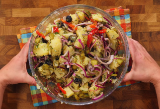 Salată orientală de post: O delicatesă culinară plină de arome și nutrienți / Foto: Captura Youtube