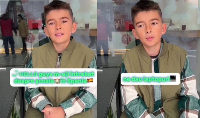 Un elev român vorbește despre diferențele între școala românească și cea spaniolă: „Nu ne scoate nimeni la tablă să ne facă de rușine” / Foto: Instagram