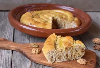 Rețetă delicioasă de plăcintă tradițională cu nucă de post: Pas cu pas pentru un desert perfect pentru orice ocazie! / Foto: Captura Youtube