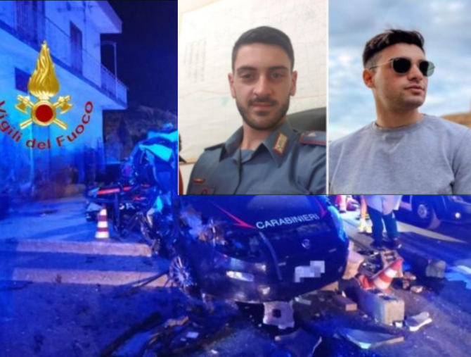 Cei doi carabinieri au pierit în accident (Foto: Corriere della Sera)